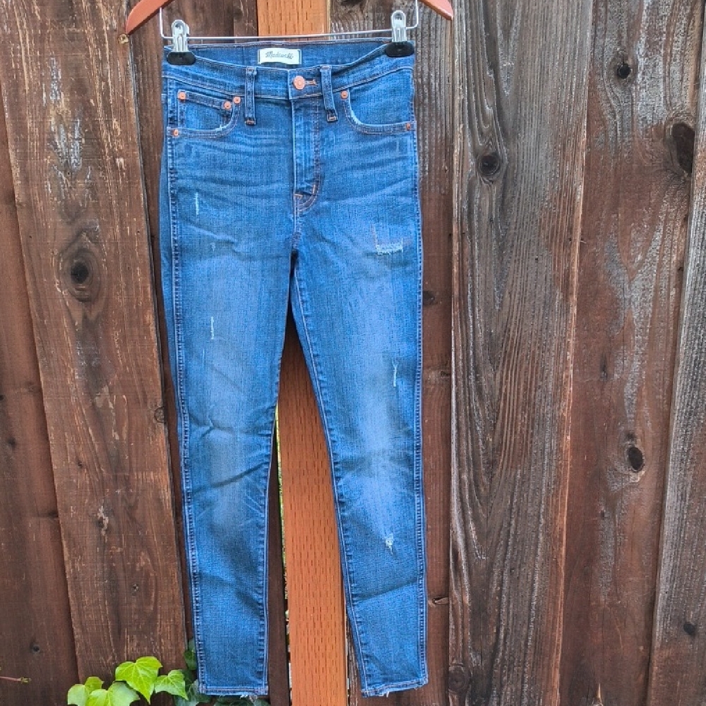 MADEWELL 9" High Rise Skinny Jeans Size 26